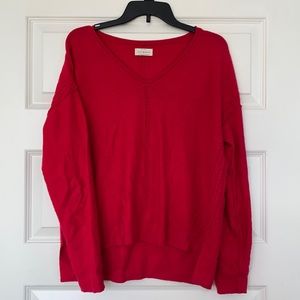 Lucky Brand Red Sweater